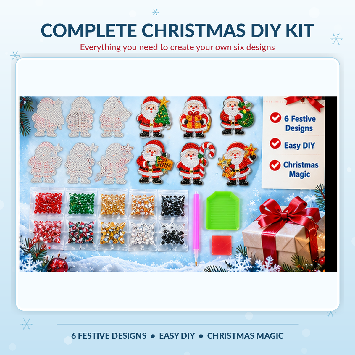 đ
6-Piece DIY Christmas Diamond Art Fridge Magnets âď¸ Limited-Time 50% OFF