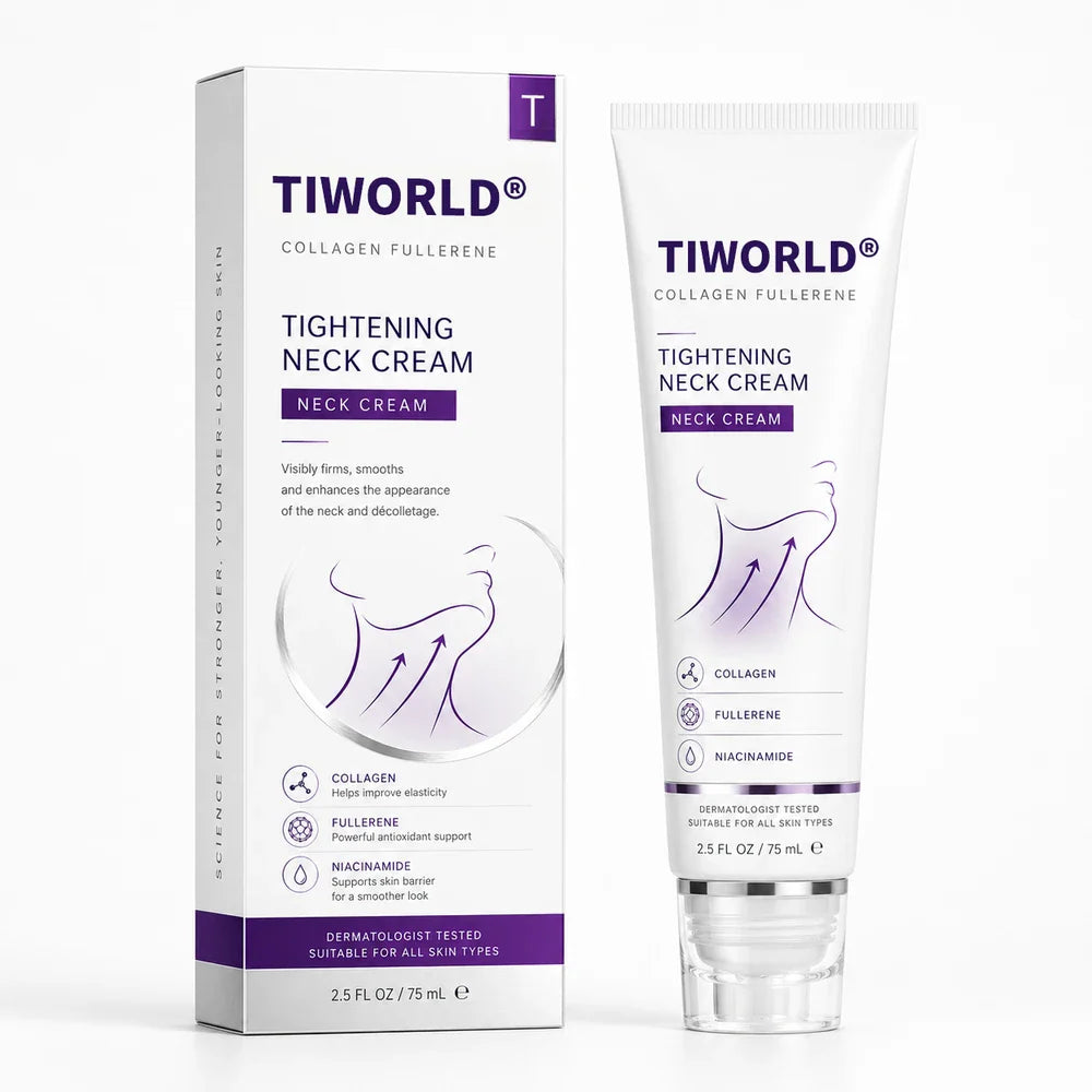 5-Roller Neck Firming Cream – Collagen & Hyaluronic Acid for Smoother, Tighter-Looking Neck Skin