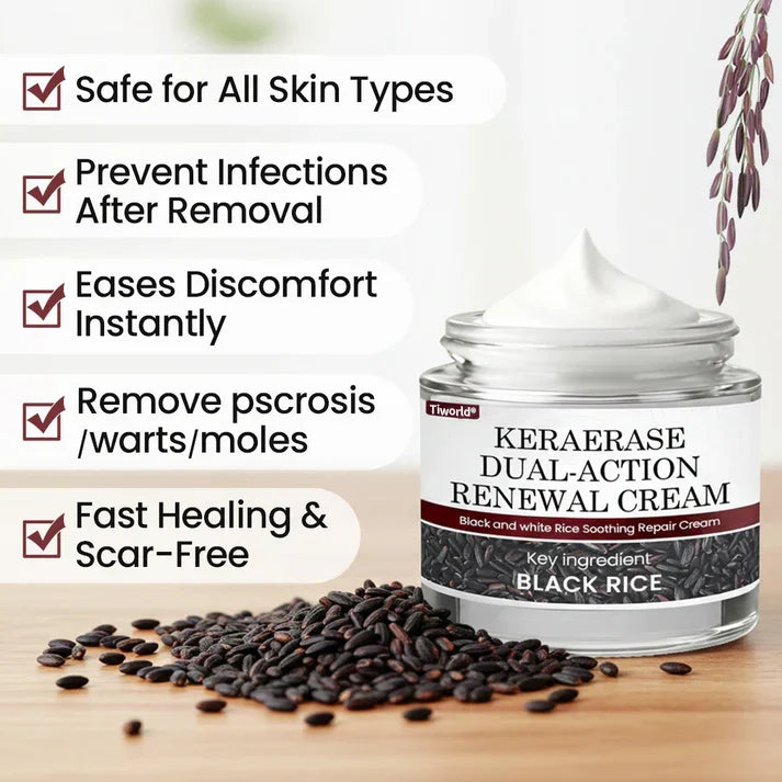Tiworld KeraErase Dual-Action Renewal Cream | Smooth & Renew Skin Effortlessly