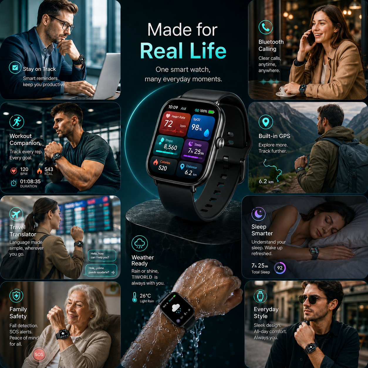 ⌚ 2026 Next-Generation Health Smart Watch — More Peace of Mind