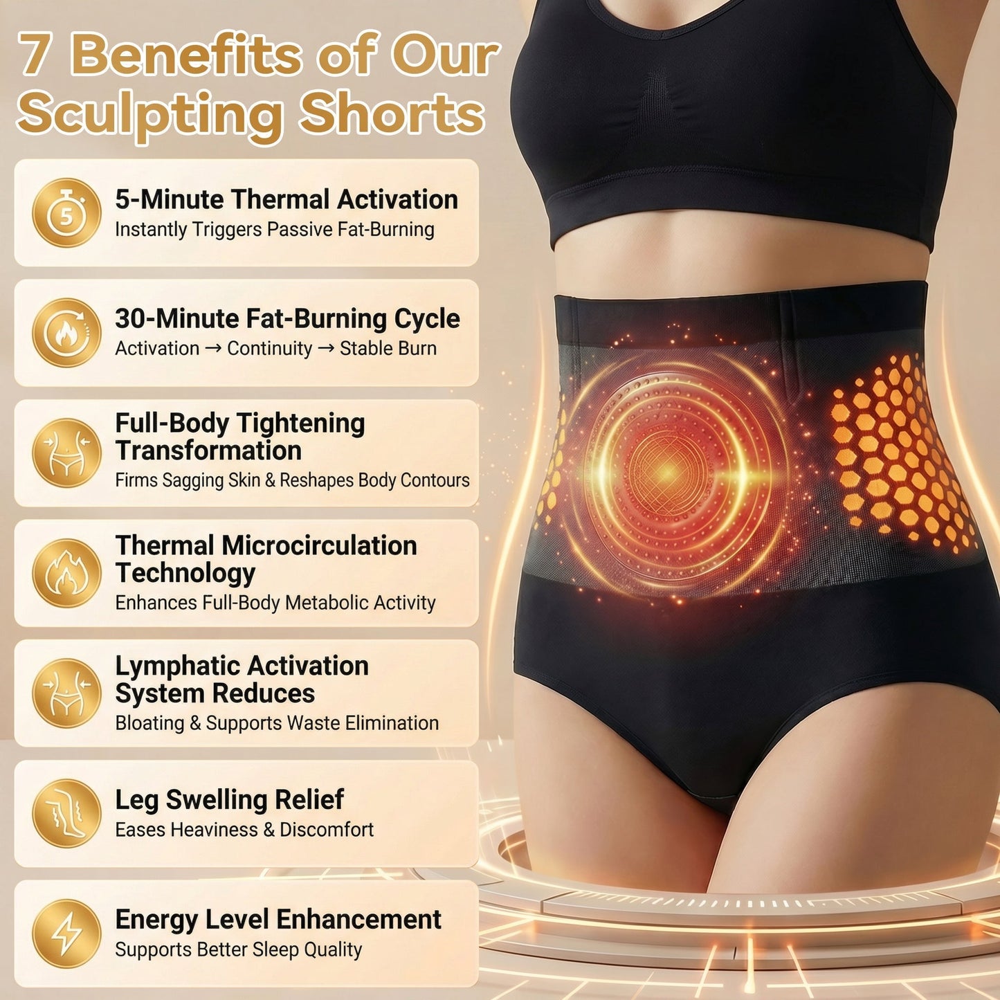 🏆Ends Today: 70% OFF! 💦🍕SEAGRIL®𝐌𝐨𝐫𝐢𝐧𝐠𝐚 & 𝐁𝐞𝐫𝐛𝐞𝐫𝐢𝐧𝐞 4‑In‑1 Micro‑Particle Sculpting & Fat‑Burn Shorts
