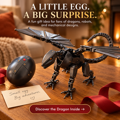 🔥HOT SALE 30% OFF🥚🐉 DragonMorph – Egg to Dragon Transforming Mechanical Toy🐉