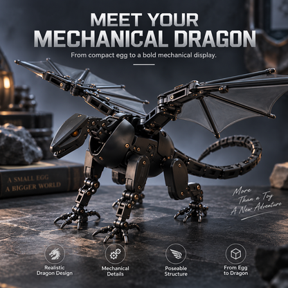 🔥HOT SALE 30% OFF🥚🐉 DragonMorph – Egg to Dragon Transforming Mechanical Toy🐉