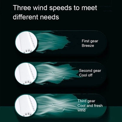🥳2026 HOT SALE🥳💞50K+ SOLD!🍃💨 50% OFF! Neck Air Conditioner Fan – Ultra‑quiet, 360° rotating, Hands‑free cooling, long battery. 😎🌬️