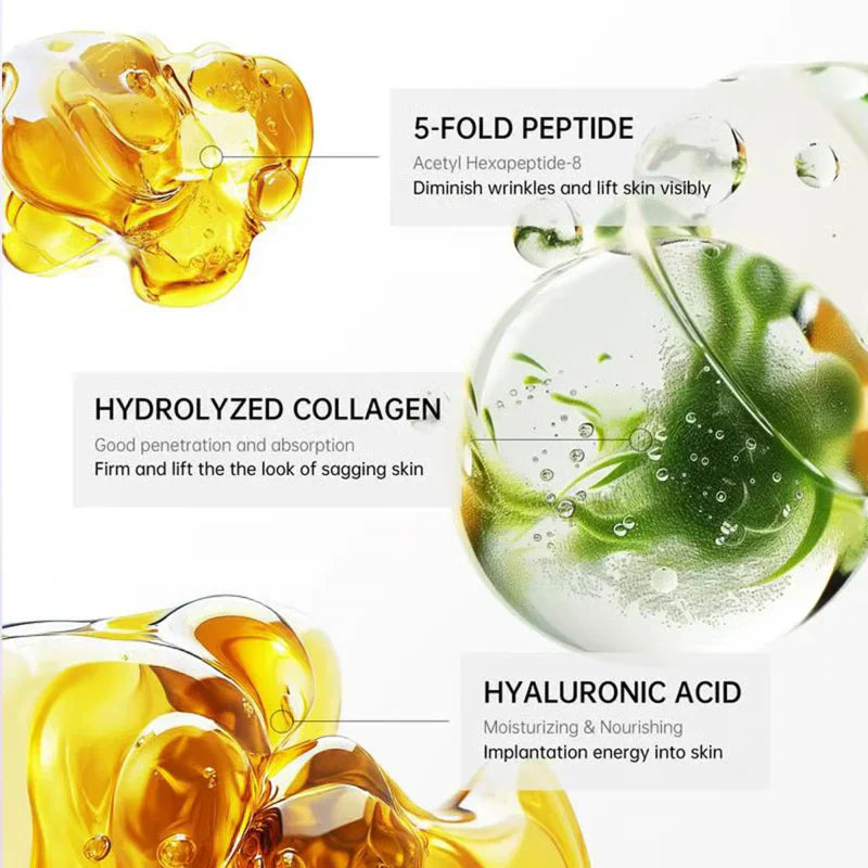 5-Roller Neck Firming Cream – Collagen & Hyaluronic Acid for Smoother, Tighter-Looking Neck Skin