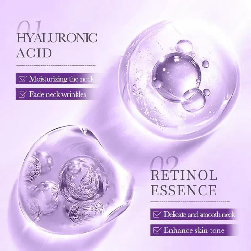 5-Roller Neck Firming Cream – Collagen & Hyaluronic Acid for Smoother, Tighter-Looking Neck Skin