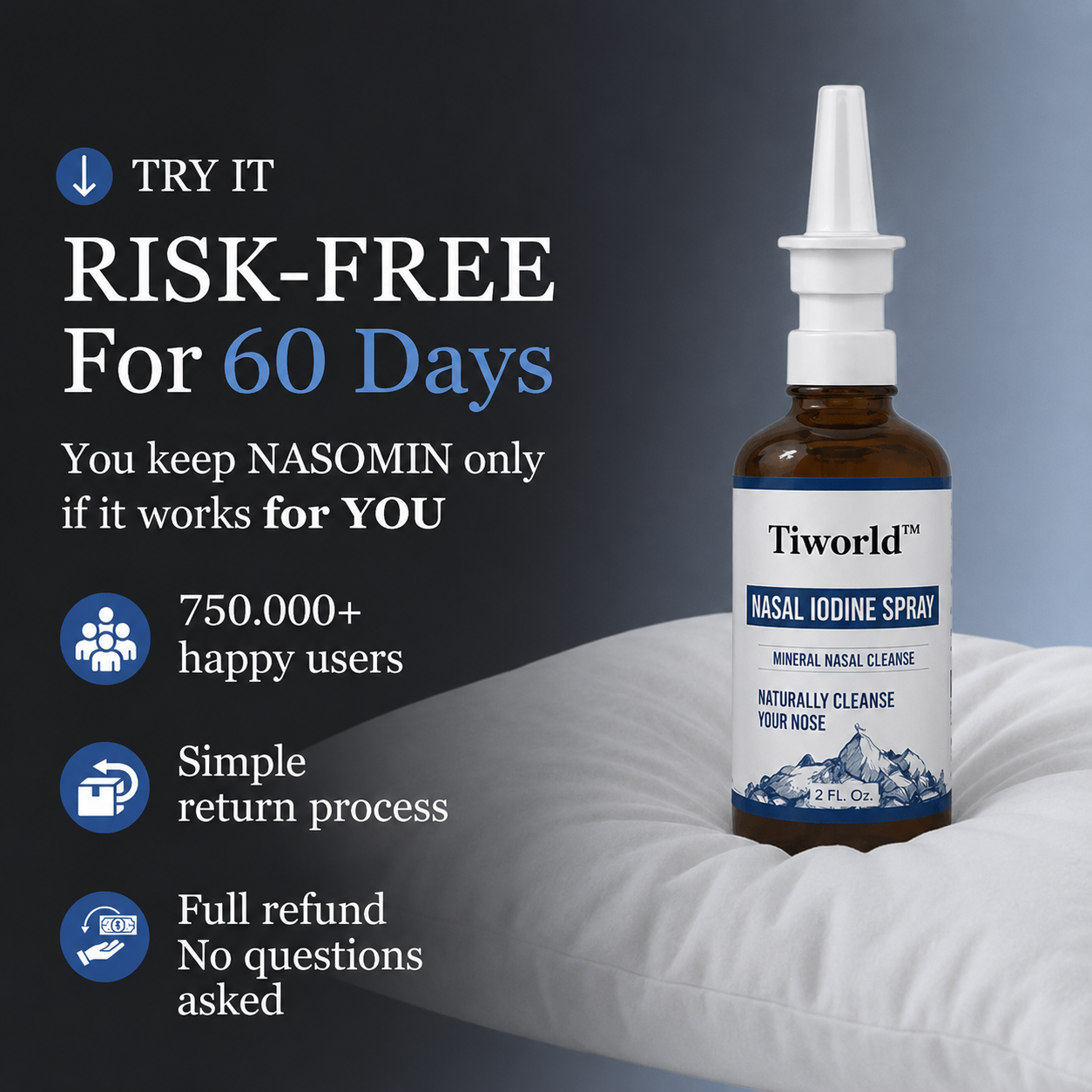 Nasal Spray – Limited Time 50% OFF | ✅ 90‑Day Money Back Guarantee