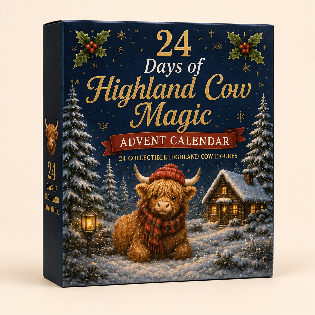🎁🔥LAST DAY 53% OFF-🐮 24 Days of Highland Cow Advent Calendar