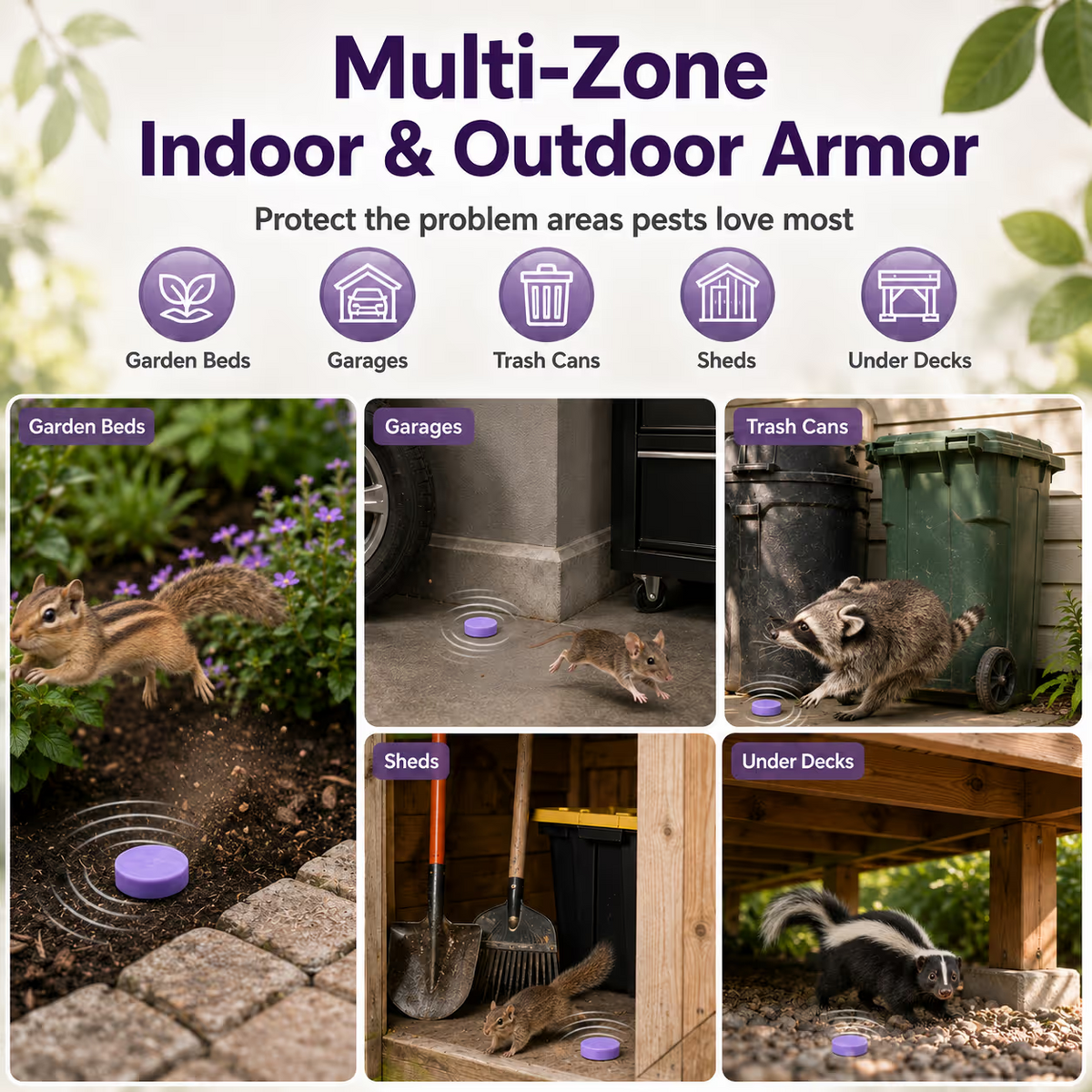 ✅ 10,000+ Happy Customers 🐭 All-Natural Peppermint & Cinnamon Pest & Rodent Repellent Pucks 🕷️🐍