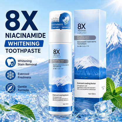 Niacinamide Foaming Charcoal Toothpaste