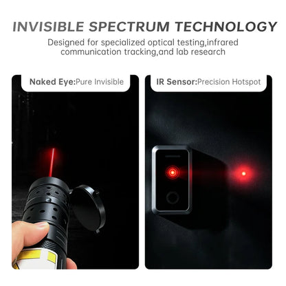 ⚡2026 New Design 120W 900-1100NM Powerful IR Laser Pointer