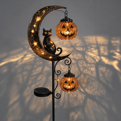 🎃 Halloween Early Bird Sale | 49% OFF Pumpkin Moon Garden Stake Light